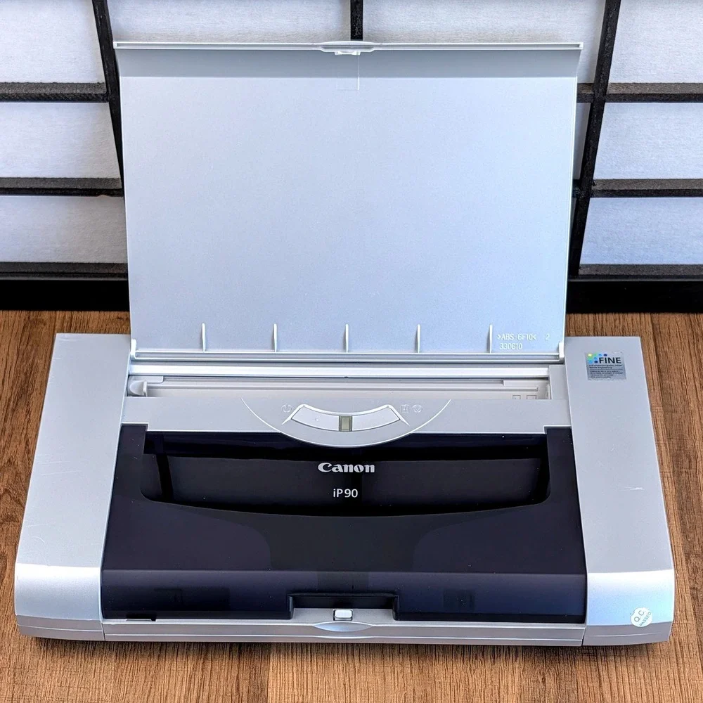 Canon PIXMA iP90 Mobile Photo Printer Silver Portable Inkjet K30244 Tested